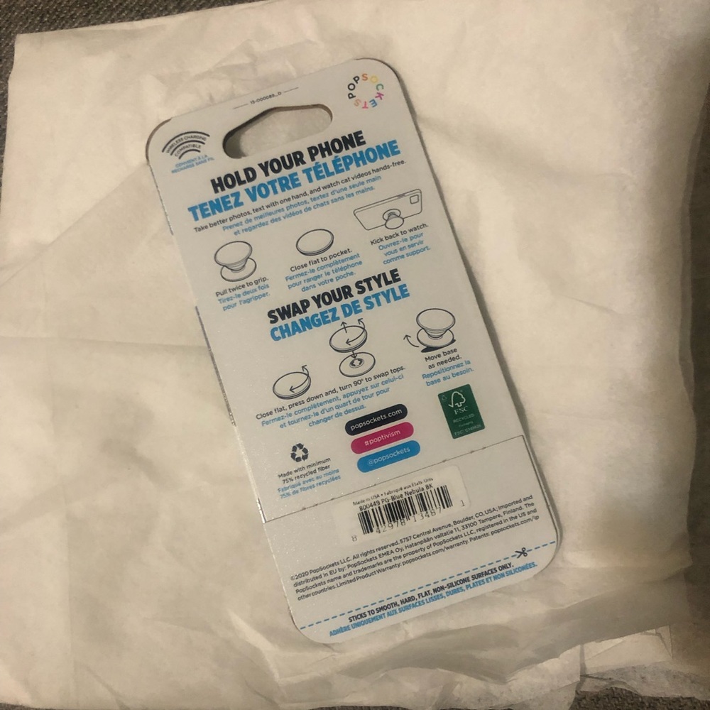 PopSocket Blue Nebula - Picture 3 of 4